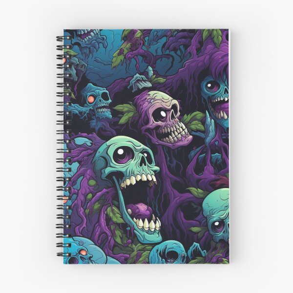 Item preview, Colorful Zombie Monster Repeat Pattern Creepy Halloween Horror Cartoon designed and sold by JRRTs.
