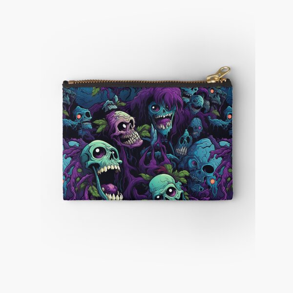 Item preview, Colorful Zombie Monster Repeat Pattern Creepy Halloween Horror Cartoon designed and sold by JRRTs.
