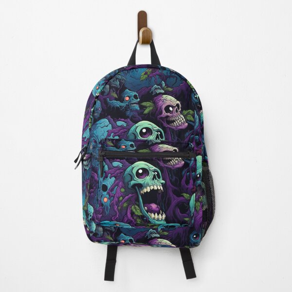 Item preview, Colorful Zombie Monster Repeat Pattern Creepy Halloween Horror Cartoon designed and sold by JRRTs.
