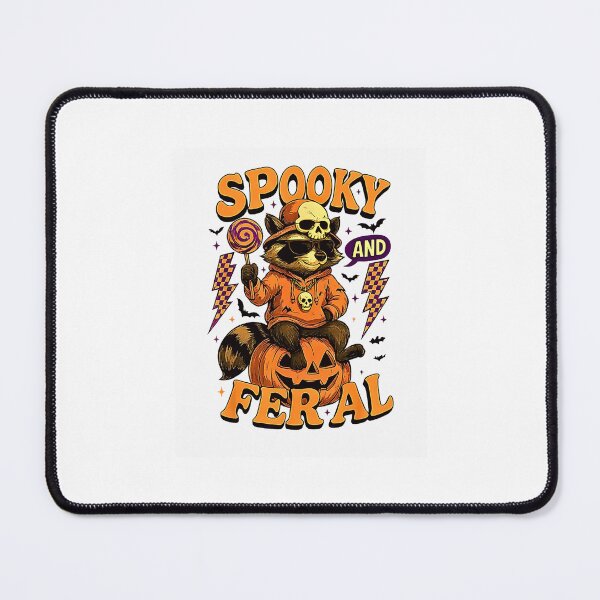 Item preview, Spooky and Feral Raccoons Halloween Costume Lineup designed and sold by Byhergawaa.