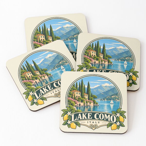 Item preview, Vintage Lake Como Italy designed and sold by Imaginationbeyond.