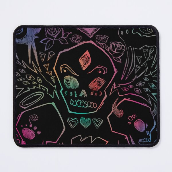 Item preview, Sugar Skull Gothic Neon Doodle Day Dead Graphic designed and sold by Thebloomlabof.