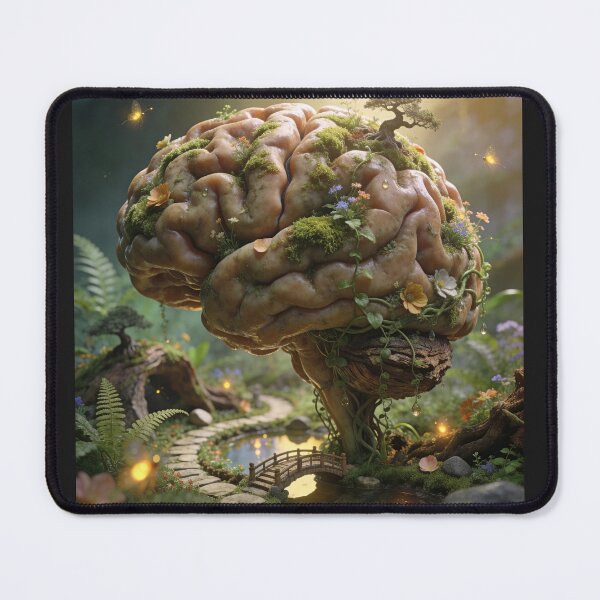 Item preview, Surreal Brain Garden Botanical Tree Concept Art designed and sold by OksArtStudio.