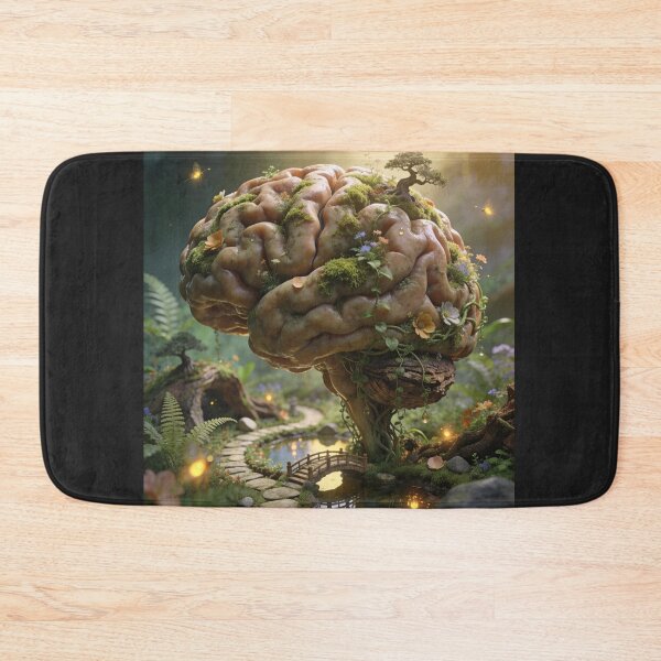 Item preview, Surreal Brain Garden Botanical Tree Concept Art designed and sold by OksArtStudio.