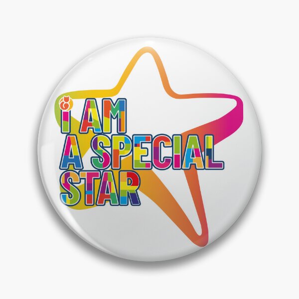 Item preview, I Am A Special Star – Mosaic Typo in Gradient Star Emblem designed and sold by MyNeko.