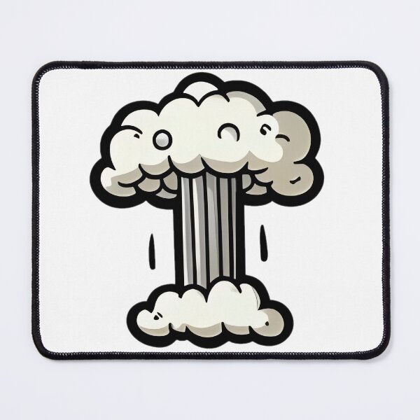 Item preview, Comic Style Monochrome Explosion Illustration designed and sold by StickyGuys.