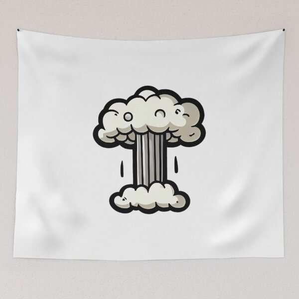 Item preview, Comic Style Monochrome Explosion Illustration designed and sold by StickyGuys.