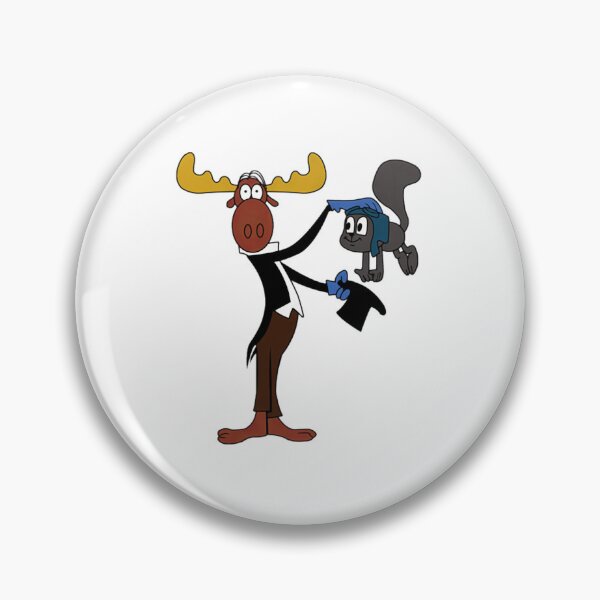 Item preview, Rocky and Bullwinkle designed and sold by DedKid8BitCute.