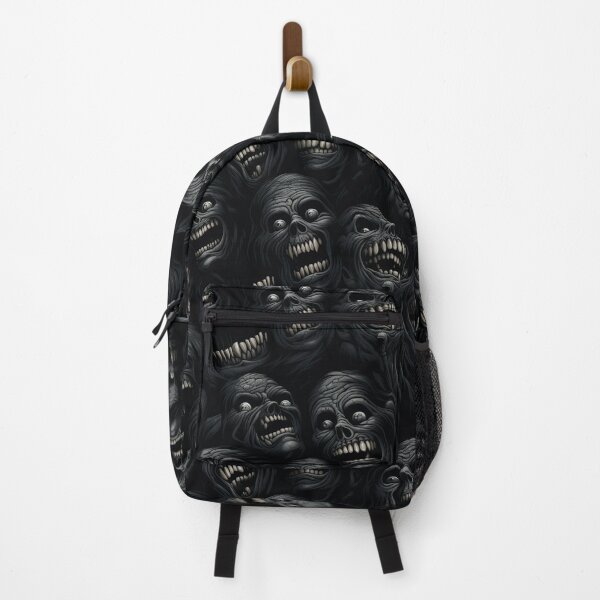 Item preview, Creepy Screaming Monster Faces Pattern Dark Gothic Halloween Horror designed and sold by JRRTs.