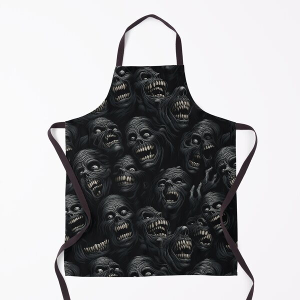 Item preview, Creepy Screaming Monster Faces Pattern Dark Gothic Halloween Horror designed and sold by JRRTs.