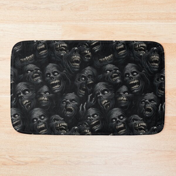 Item preview, Creepy Screaming Monster Faces Pattern Dark Gothic Halloween Horror designed and sold by JRRTs.