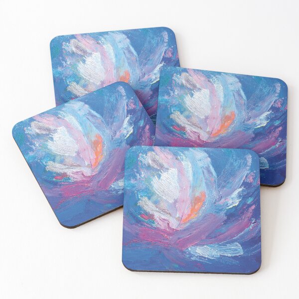 Item preview, Abstract work in pink, blue and white designed and sold by Photopat.
