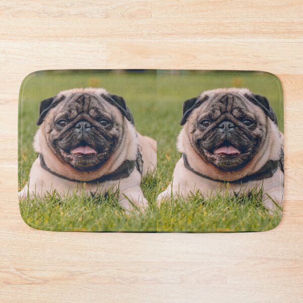 Item preview, Cute Pug Tongue Out Happy Portrait designed and sold by VanGaldo.
