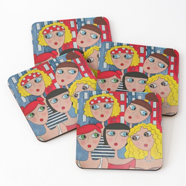 Item preview, City Girls Vibes – Pop Art Girl Power designed and sold by Diarta.