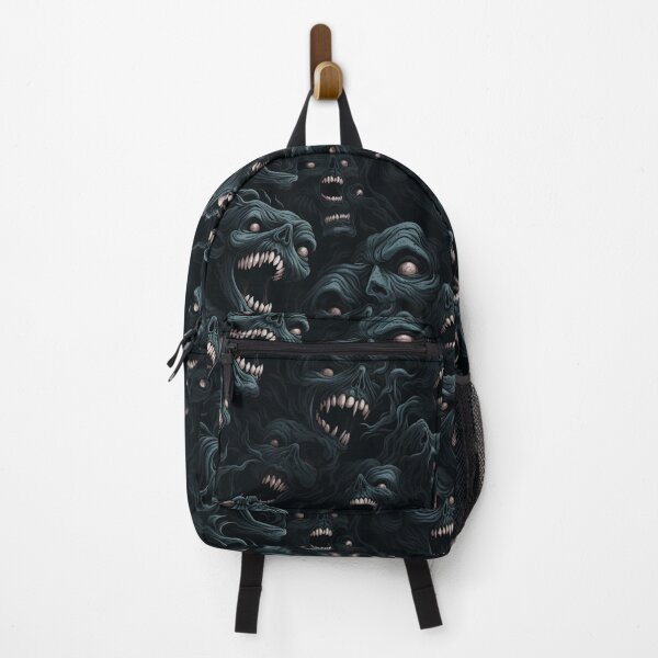 Item preview, Creepy Screaming Monster Faces Pattern Dark Gothic Halloween Horror designed and sold by JRRTs.