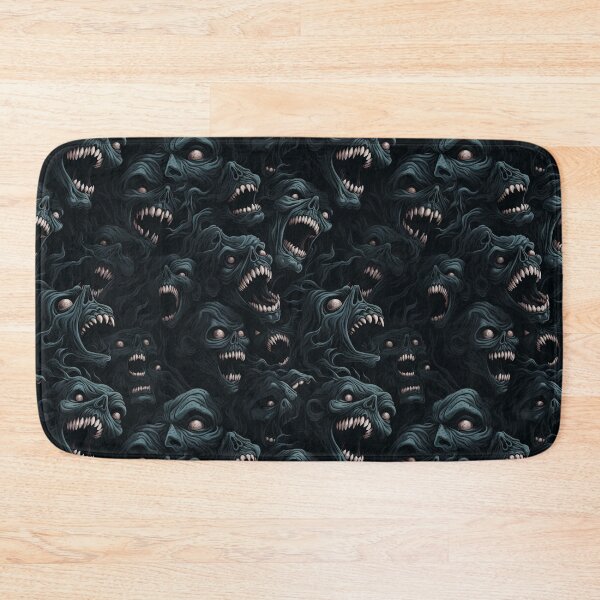 Item preview, Creepy Screaming Monster Faces Pattern Dark Gothic Halloween Horror designed and sold by JRRTs.