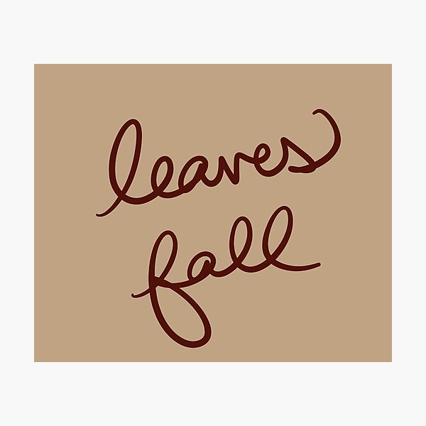 Item preview, Leaves Fall designed and sold by abeink.