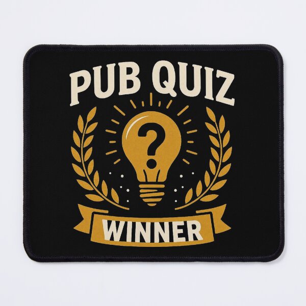 Item preview, Pub Quiz Winner Trivia Champion Knowledge Lover Design. designed and sold by The-T-In-Retro.