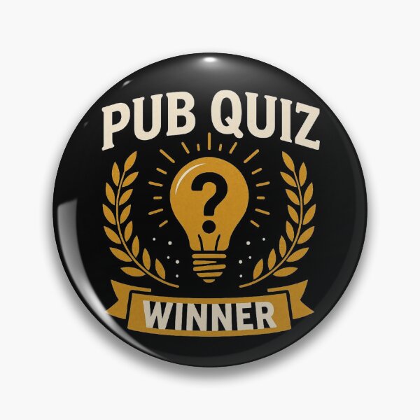 Item preview, Pub Quiz Winner Trivia Champion Knowledge Lover Design. designed and sold by The-T-In-Retro.