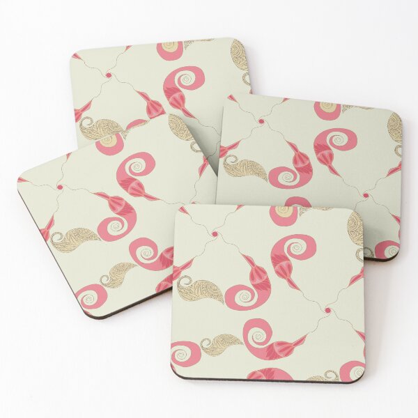 Item preview, Scarlet Paisley Swirl Botanical Pattern designed and sold by Kraalikaa.