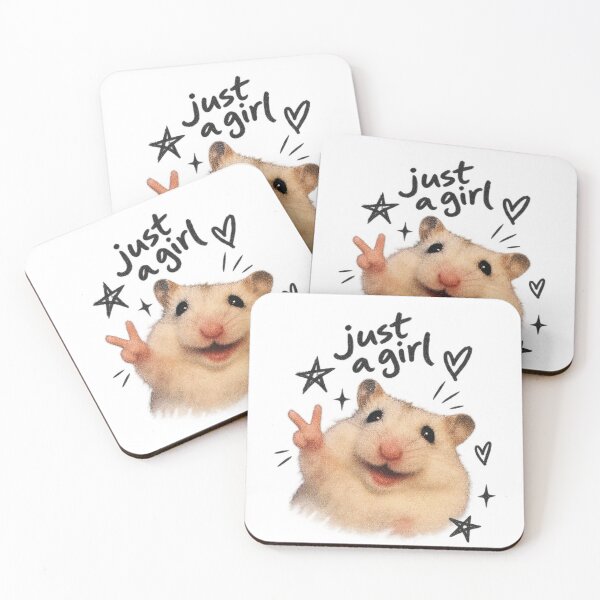 Item preview, JUST A GIRL Funny animal tshirt  designed and sold by Novire.
