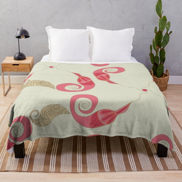 Item preview, Scarlet Paisley Swirl Botanical Pattern designed and sold by Kraalikaa.