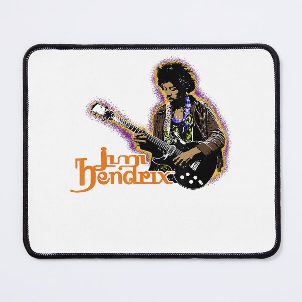 Item preview, Jimi Hendrix Autumn Glow Guitar Portrait designed and sold by Erin Travis.