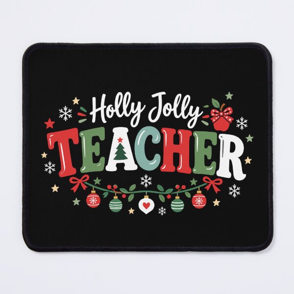 Item preview, Holly Jolly Teacher Christmas Shirt Cute Festive Holiday Teacher Design designed and sold by mraihan.