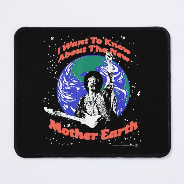 Artikelvorschau, Jimi Hendrix Mutter Erde Retro-Design entworfen und verkauft von Erin Travis.