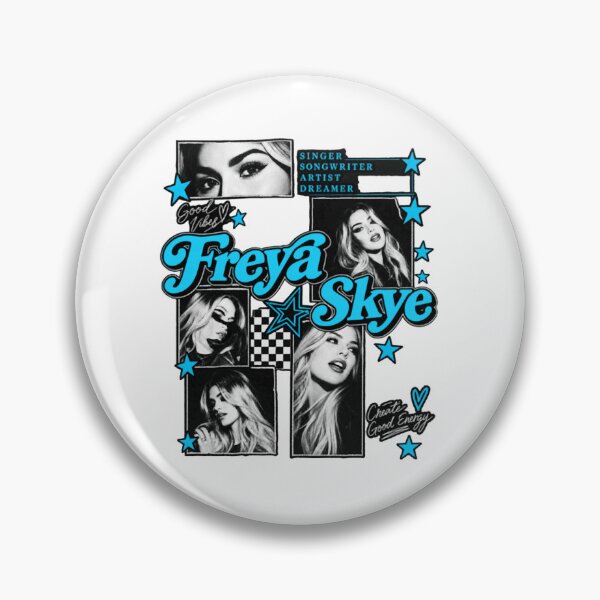 Item preview, Freya Skye Singer Songwriter Retro Monochrome Collage designed and sold by DedKid8BitCute.
