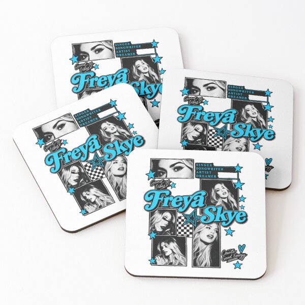 Item preview, Freya Skye Singer Songwriter Retro Monochrome Collage designed and sold by DedKid8BitCute.