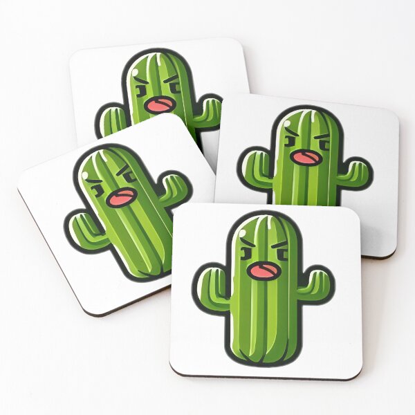 Item preview, Fuming Prickly Pal - Kawaii Angry Cactus designed and sold by StickyGuys.