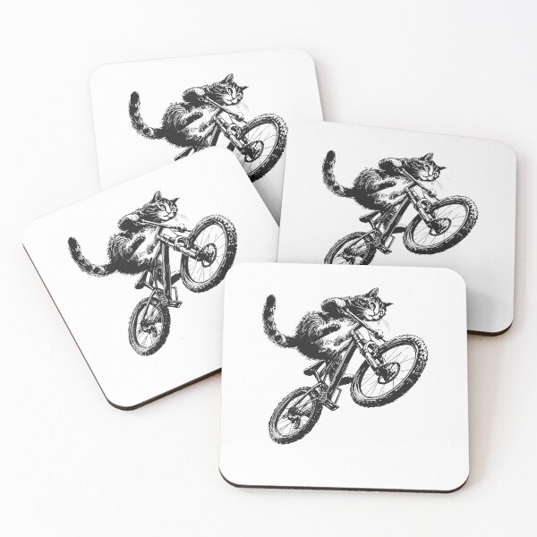 Item preview, Cool Cat Riding Bicycle  designed and sold by nosu-art-pod.
