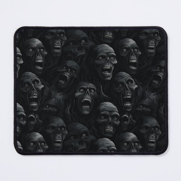 Item preview, Creepy Screaming Monster Faces Pattern Dark Gothic Halloween Horror designed and sold by JRRTs.