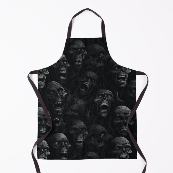 Item preview, Creepy Screaming Monster Faces Pattern Dark Gothic Halloween Horror designed and sold by JRRTs.
