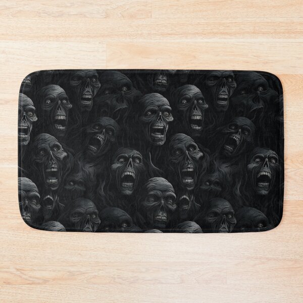 Item preview, Creepy Screaming Monster Faces Pattern Dark Gothic Halloween Horror designed and sold by JRRTs.