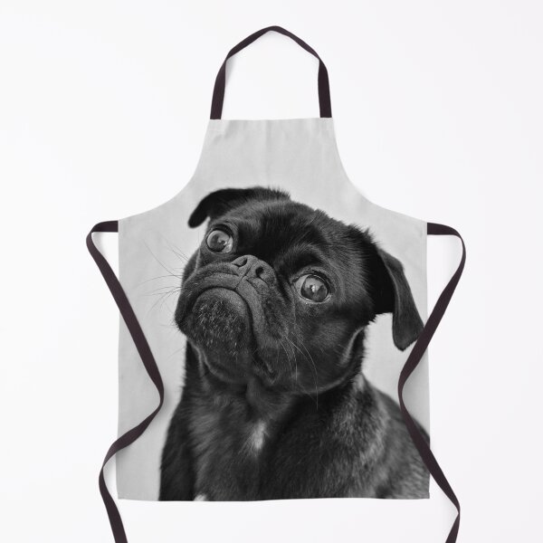Item preview, Cute Black Pug Tilting Its Head designed and sold by VanGaldo.
