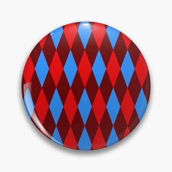 Item preview, Red Blue Maroon Harlequin Diamonds Pattern   designed and sold by PatternTitan.