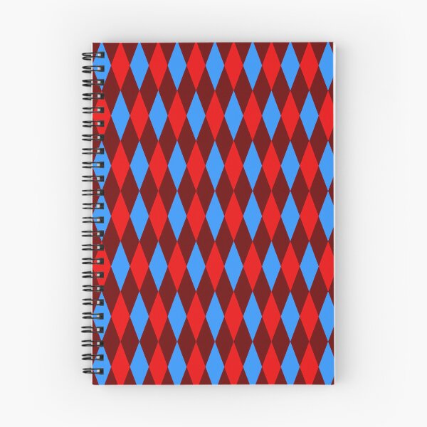 Item preview, Red Blue Maroon Harlequin Diamonds Pattern   designed and sold by PatternTitan.