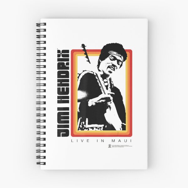 Artikelvorschau, Jimi Hendrix Live In Maui Retro Portrait entworfen und verkauft von Erin Travis.