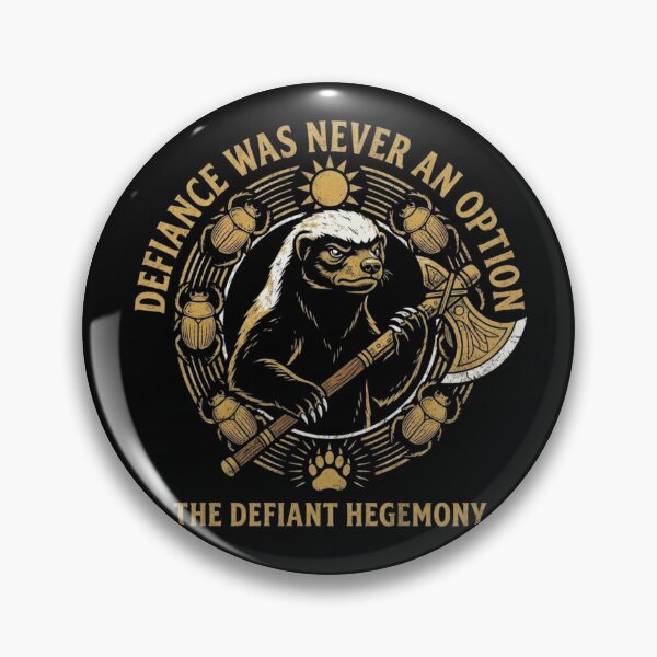 Item preview, Honey Badger Warrior - Defiance Was Never An Option - Sarcastic Funny Animal Meme Design Vintage Retro designed and sold by TeenLake.
