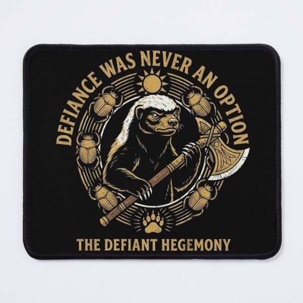 Item preview, Honey Badger Warrior - Defiance Was Never An Option - Sarcastic Funny Animal Meme Design Vintage Retro designed and sold by TeenLake.