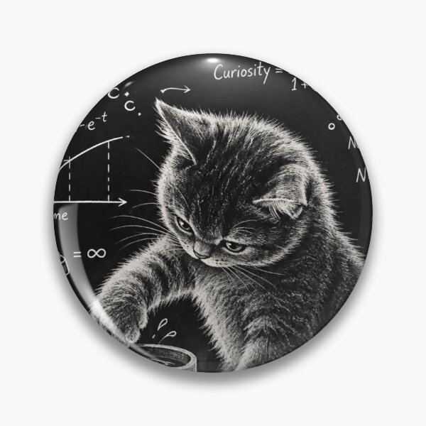 Item preview, What Cats Really Think | Funny Cat Science Math Nerd Gift designed and sold by AbstractAuraArt.