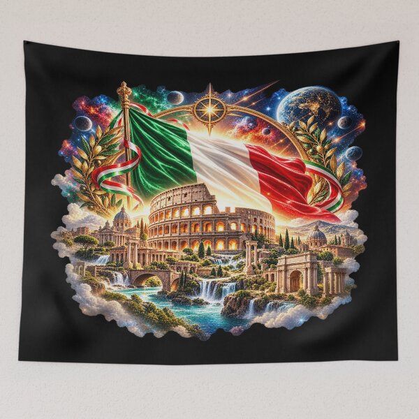 Item preview, Italian Cosmic Colosseum – Heritage Emblem designed and sold by TroviTutto.