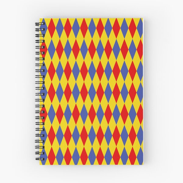Item preview, Red Blue Yellow Harlequin Diamonds Pattern   designed and sold by PatternTitan.