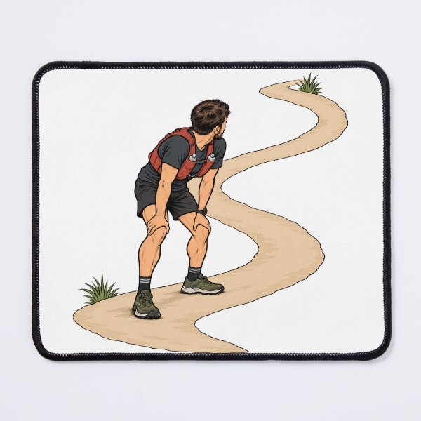 Item preview, Trail Runner Pausing Before the Next Switchback designed and sold by ninov94.