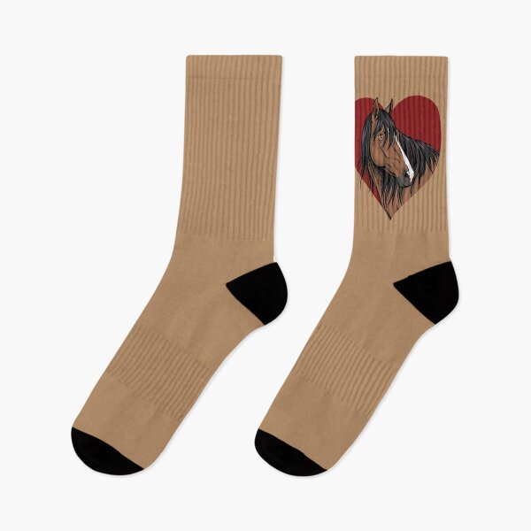 Item preview, The head of the Adaev horse and a red heart designed and sold by Cheval-de-coeur.