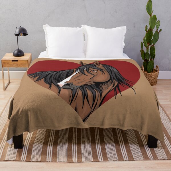 Item preview, The head of the Adaev horse and a red heart designed and sold by Cheval-de-coeur.