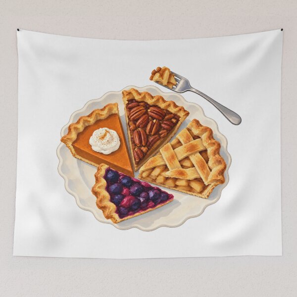 Item preview, Thanksgiving Pie Sampler Plate designed and sold by ninov94.