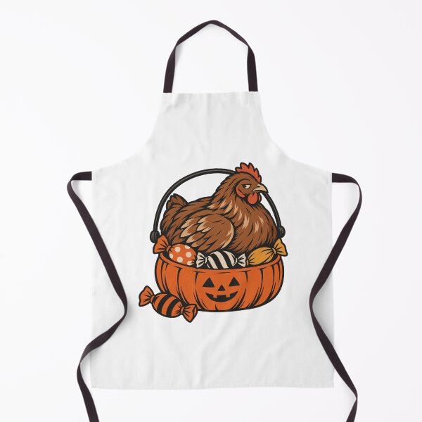 Item preview, Halloween Chicken Guarding Her Candy Nest designed and sold by ninov94.